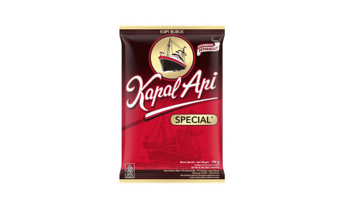 Kopi Kapal Api.